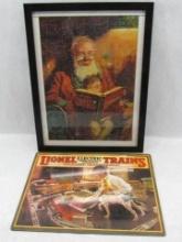 Lionel Repro Sign & Framed Jigsaw Puzzle
