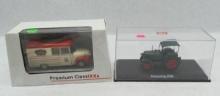 (2) Schuco, Hanomag R40 Tractor & Blitz 1.75 Tonne Roncalli Van