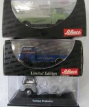 (3) Schuco Tempo Matador Trucks