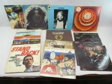 Group of Vinyl Records