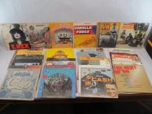 Group of Vinyl Records