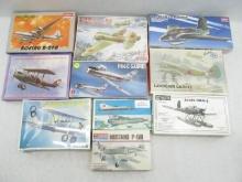 (10) Vintage Airplane Model Kits