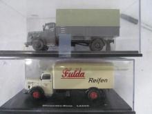 (2) Schuco Mercedes Benz L6600 Trucks
