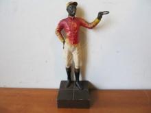 Rare Jockey Door Stop w/Original Paint
