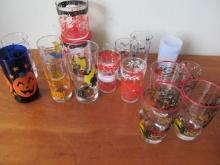 (21pcs.) Colorful Glassware