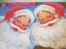 (4) Santa Decorations