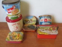 (7) Food/ Candy Tins