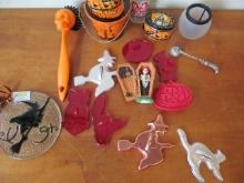 Halloween Tin, Cookie Cutters, Candle Snuffer, Etc.