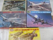 (5) Plane Model Kits