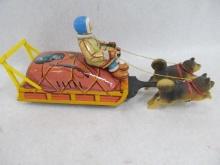 "Open Sleigh" Tin Toy, 1950's Modern Toys MT