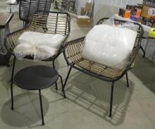 3 Pc. Steel Chat Set