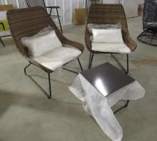 3 Pc. Steel Chat Set