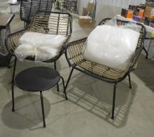 3 Pc. Steel Chat Set
