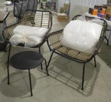 3 Pc. Steel Chat Set
