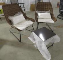 3 Pc. Steel Chat Set