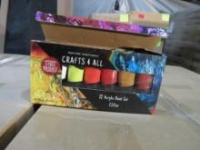 (4) Boxes Acrylic Paint Sets