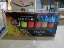(4) Boxes Acrylic Paint Sets