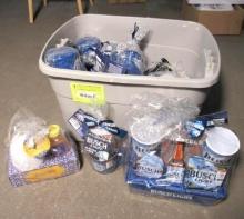 Box of Asst. Busch Lite, Guiness, & More