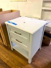 Faux Marble Topped Vanity