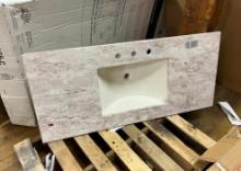 Faux Marble Topped Sink