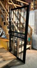 Wrought Iron Style Exterior Door