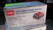 (3) Toro 60v L108 Batteries