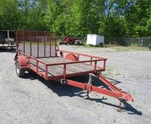 Single Axle Shop Made Trailer