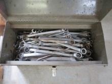 (85+/-) Asst. Wrenches w/ Metal Tool Box