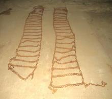 (2) 14' x 11" Tractor Tire Chains