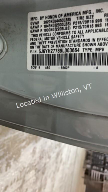 2009 Honda Element EX I4, 2.4