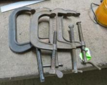 (5) 5" C Clamps