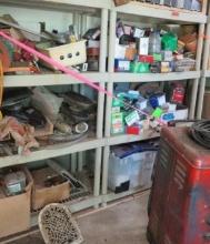 Asst. Fasteners & Hardware On Shelfs