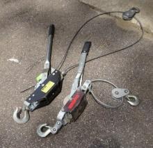 (2) Cable Come Alongs