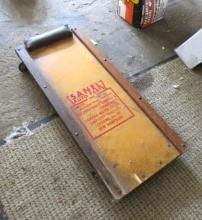 Vintage Sunell Autoparts Wood Creeper