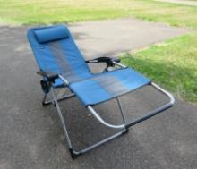 Pair of MAC Steel Anti-Gravity Lounge Chairs
