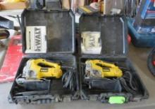 (2) Dewalt VS Orbital Jig Saws