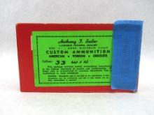 (20) Custom Load .33 Winchester Cartridges