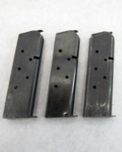 (3) Vintage 1911 Platform .45 ACP Magazines
