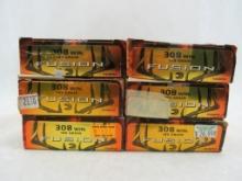 (106) Federal Fusion .308 Winchester Cartridges