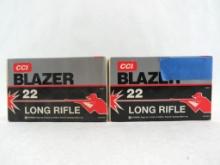 (1000) CCI Blazer .22 LR Cartridges