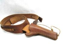 Large Frame Revolver Leather Belt Rig