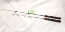 (2) Ice Fishing Rods