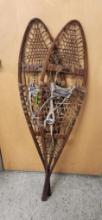 Pair of Vintage L.P. Wood Snowshoes