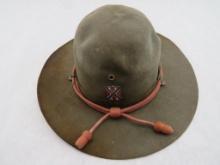 Antique Montana Peak Campaign Hat