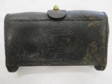 Antique U.S. Leather Cartridge Pouch