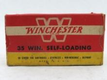Box of Winchester .35 Winchester Self-Loading Cartridges