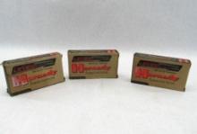(3) Boxes of Hornady .35 Remington Cartridges