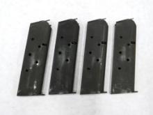 (4) Blue Steel .45 1911 Magazines
