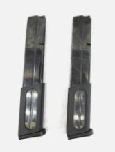(2) Beretta 30 Round 9mm Magazines