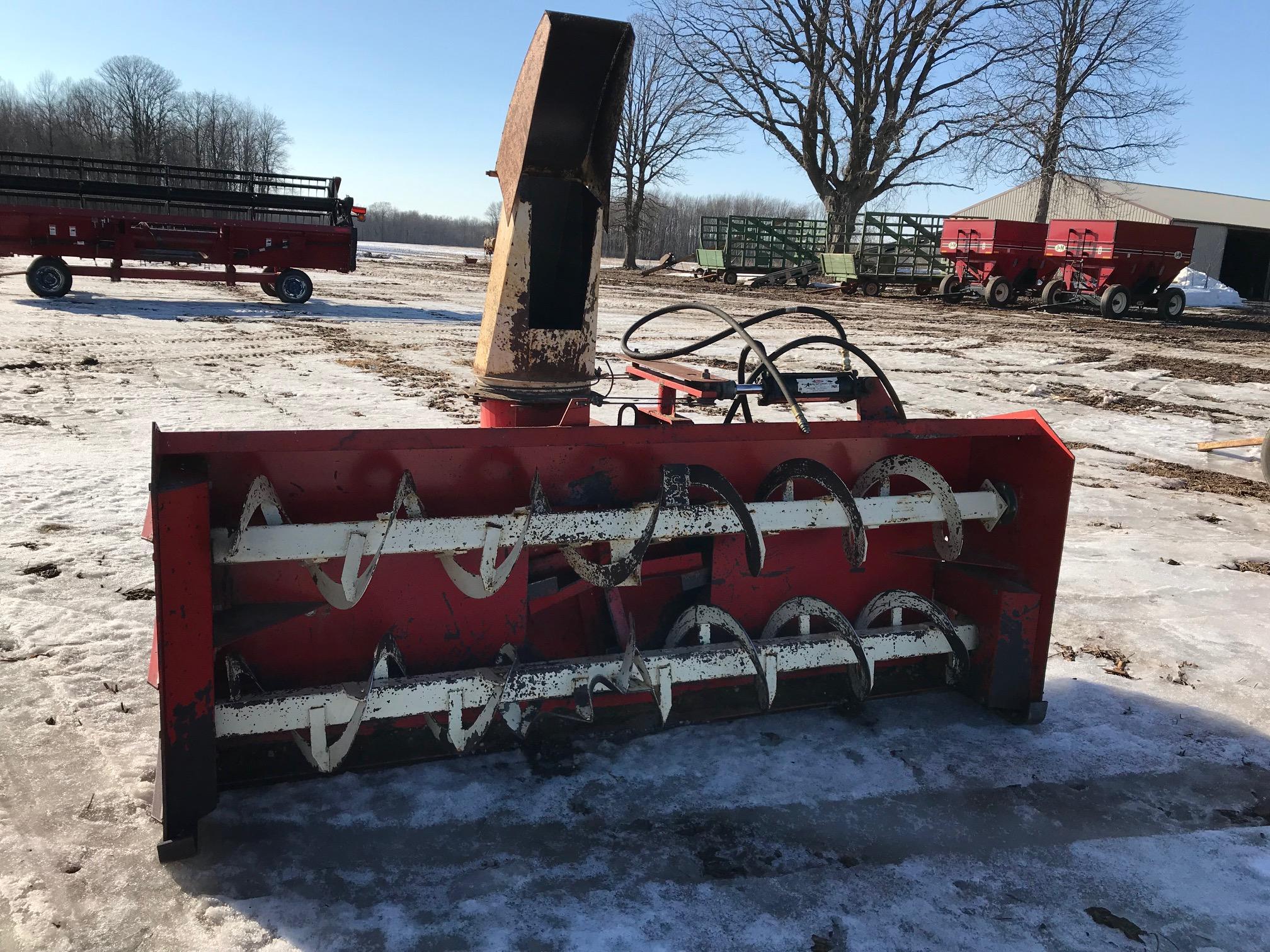 White 8' 2-Stage Double Blizzard Snowblower